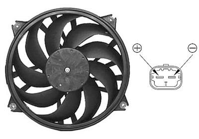 VAN WEZEL Ventilators, Motora dzesēšanas sistēma 0961748